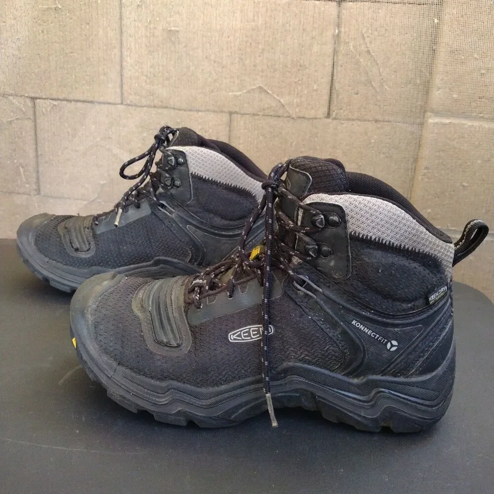 Keen Durand EVO Black Magnet Waterproof Hiking Boots 1025957 Men Sz 8 Konnectfit